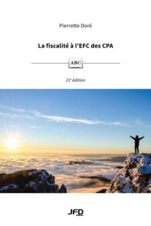La fiscalité à l'EFC des CPA – 21e édition