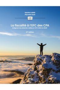 La fiscalité à l’EFC des CPA - 27e édition